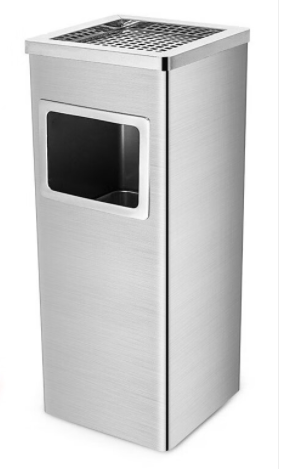 领象 1004 塑料半成品、辅料 正方形 银色 通用垃圾桶